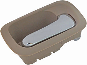 Interior Door Handle Rear Right Chrome/Beige Ivory - Dorman# 92697