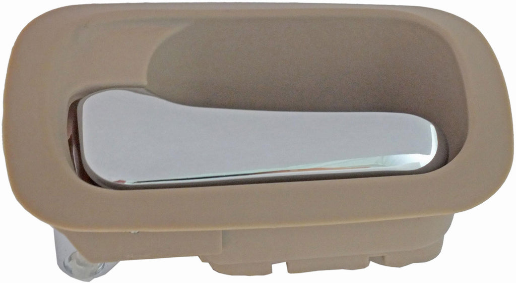Interior Door Handle Rear Left Chrome/Beige Ivory - Dorman# 92698