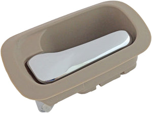Interior Door Handle Rear Left Chrome/Beige Ivory - Dorman# 92698