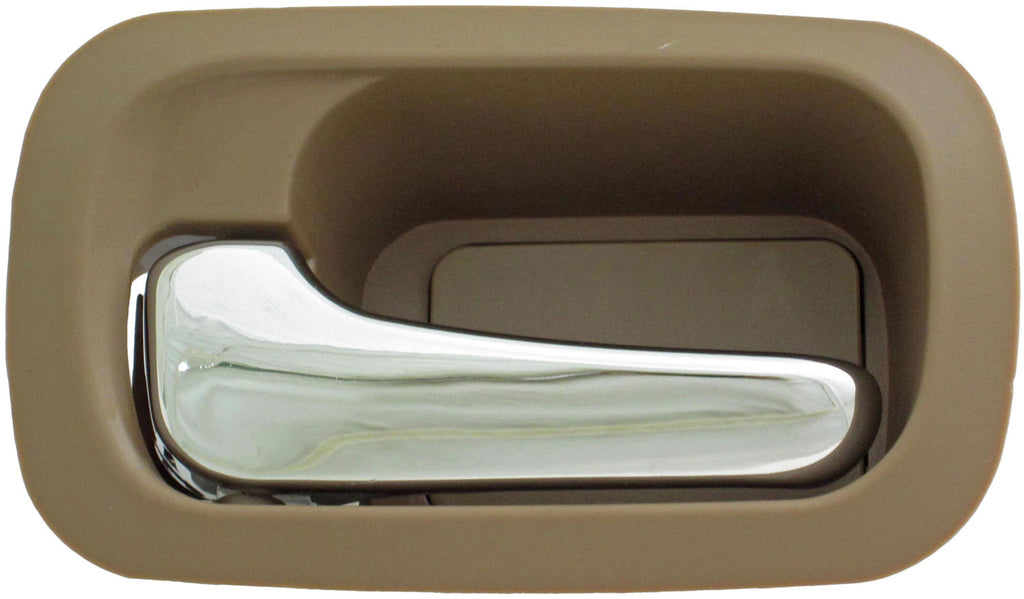 Interior Door Handle Rear Left Chrome/Brown Saddle - Dorman# 92757