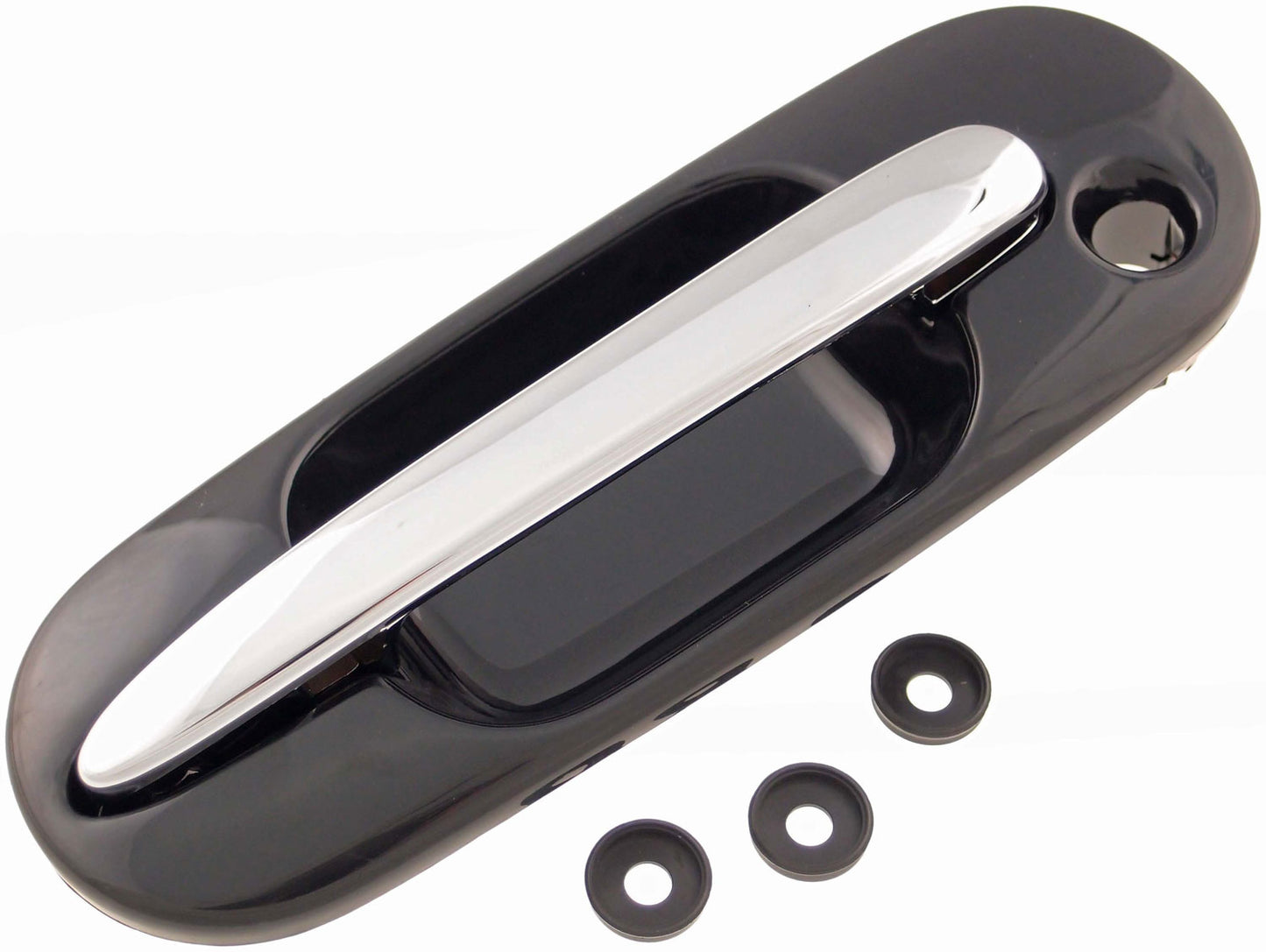 Exterior Door Handle Front Left Chrome/Black - Dorman# 92761