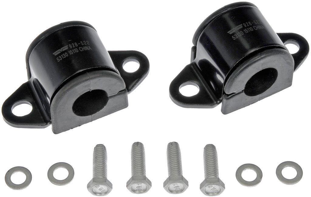 1pr Sway Bar Bushing Bracket Kit Front - Dorman 928-522 Fits 03-10 Pontiac Vibe