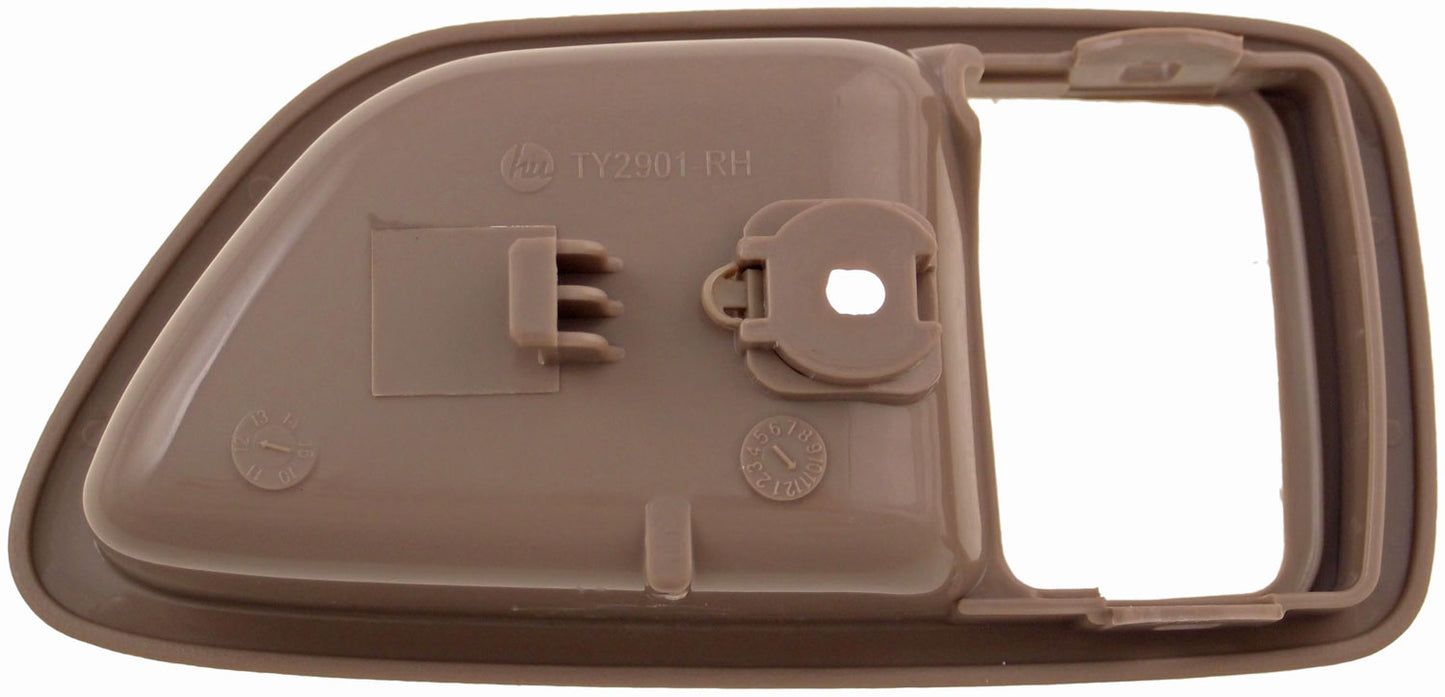 Interior Door Handle Front Or Rear Right Bezel Beige - Dorman# 92872