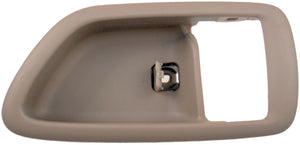 Interior Door Handle Front Or Rear Left Bezel Beige - Dorman# 92873