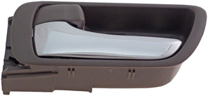 Interior Door Handle Front And Rear Left Chrome And Brown - Dorman# 92915