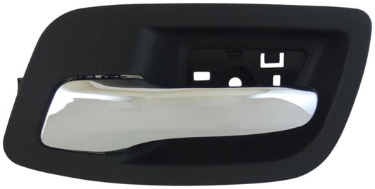 Interior Door Handle Rear Left Chrome Lever Black Housing - Dorman# 93168