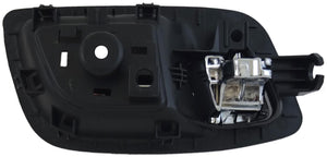 Interior Door Handle Rear Left Chrome Lever Black Housing - Dorman# 93168