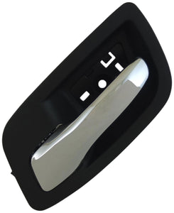 Interior Door Handle Rear Left Chrome Lever Black Housing - Dorman# 93168