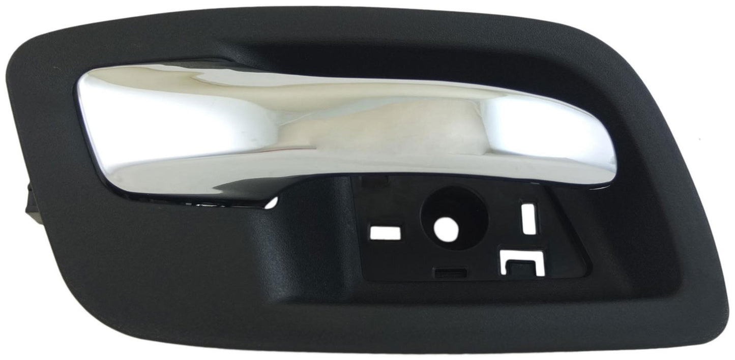 Interior Door Handle Rear Right Chrome Lever Black Housing - Dorman# 93170