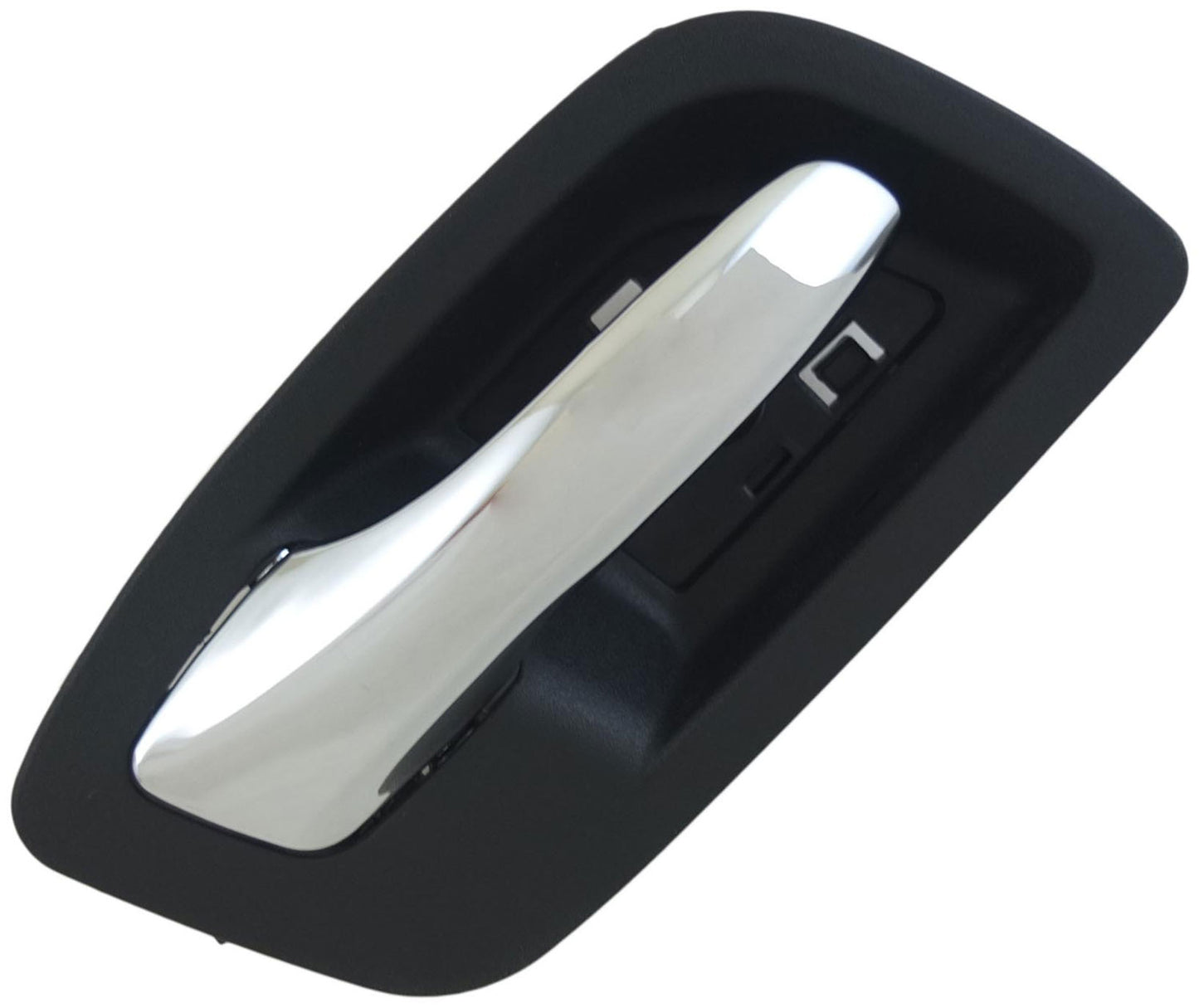 Interior Door Handle Rear Right Chrome Lever Black Housing - Dorman# 93170