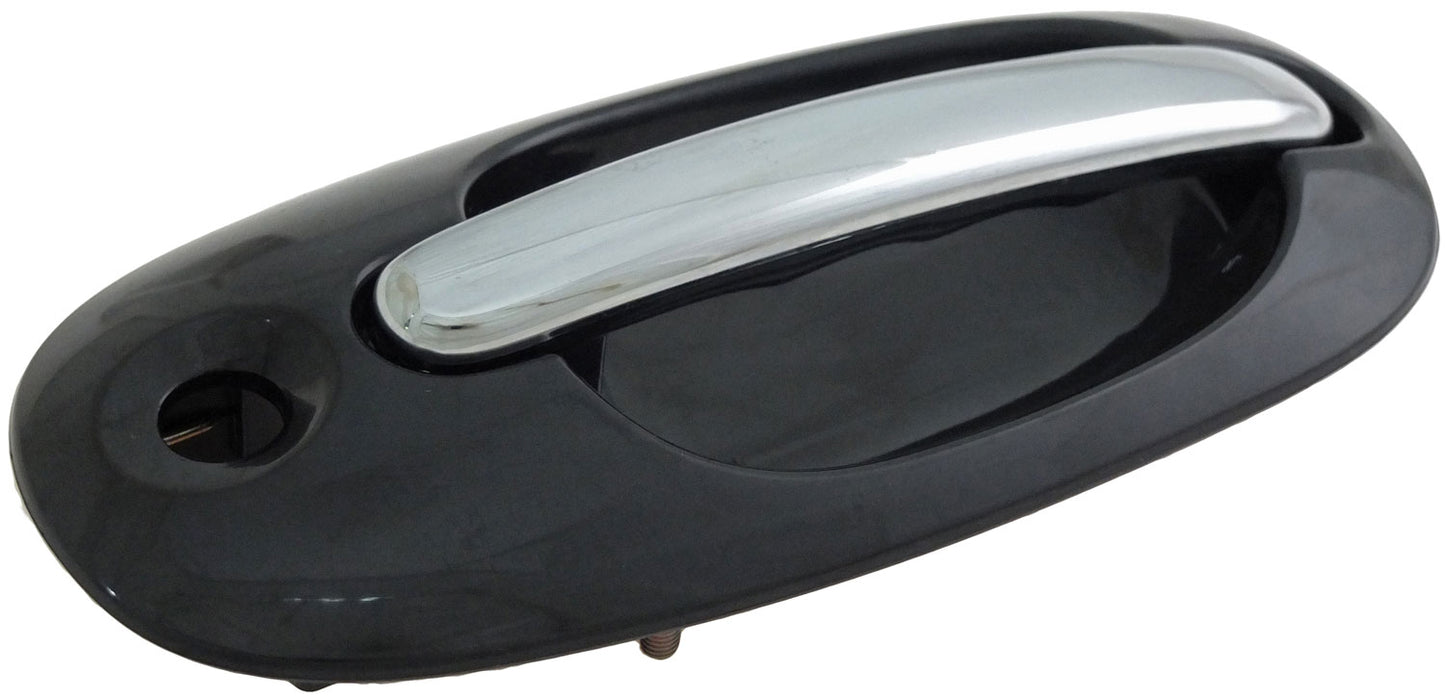 Exterior Door Handle Front Right Chrome Lever Black Housing - Dorman# 93594