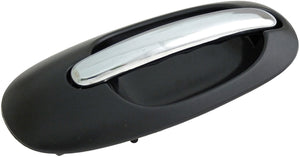 Ext Door Handle Side Sliding Right Chrome Lever Black Housing - Dorman# 93595