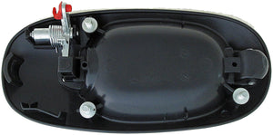 Exterior Door Handle Side Sliding Left w/ Keyhole Textured Black - Dorman# 93601