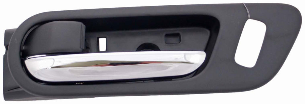 Interior Door Handle Front Left Chrome Lever Black Housing (Dorman 93864)