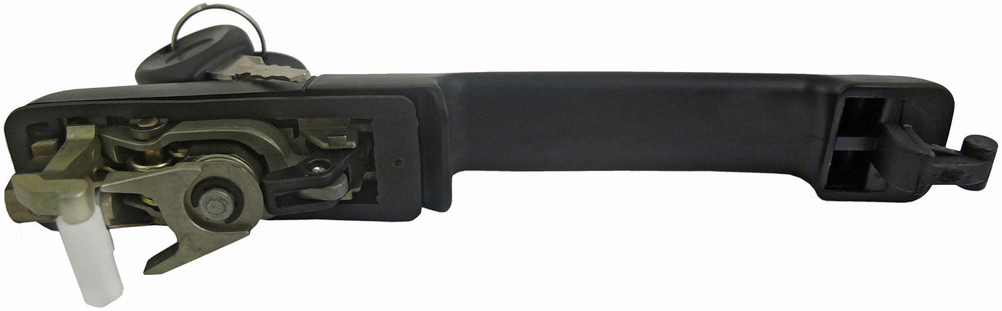 Exterior Door Handle Front Left Black Without Power Lock w/ Key - Dorman# 94499