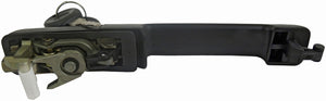 Exterior Door Handle Front Left Black Without Power Lock w/ Key - Dorman# 94499