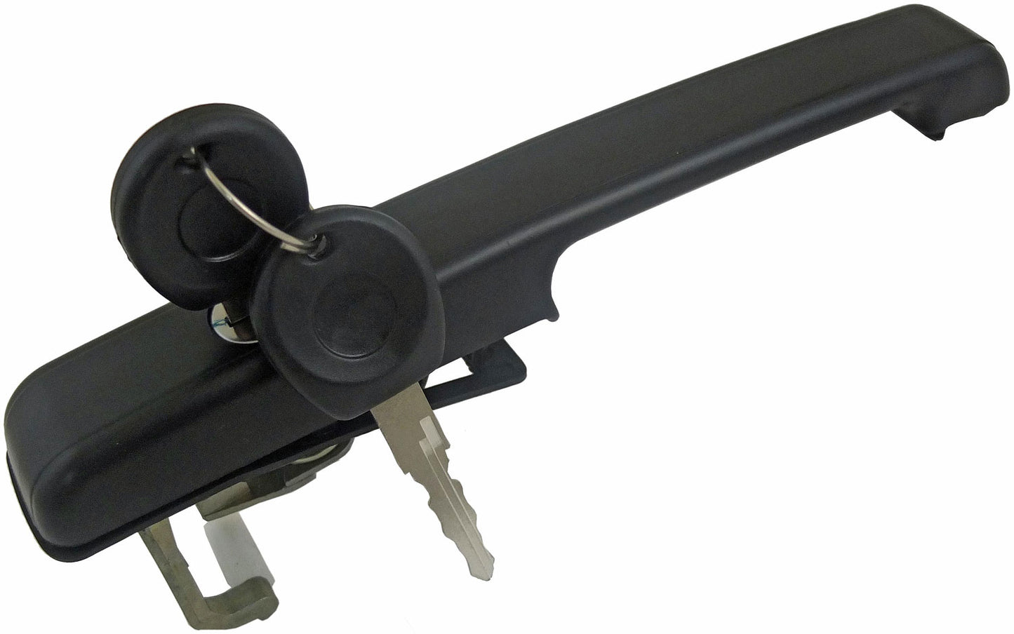 Exterior Door Handle Front Left Black Without Power Lock w/ Key - Dorman# 94499