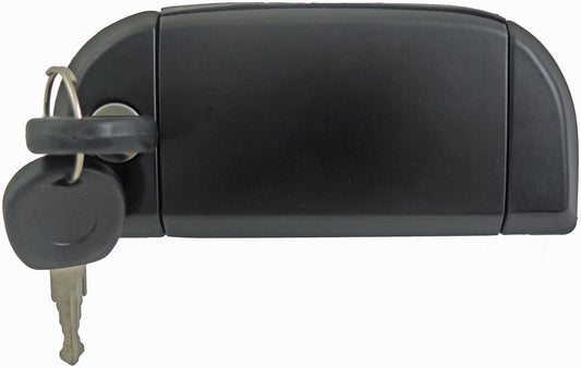Exterior Door Handle Front Right With Keys Smooth Zinc - Dorman# 94545