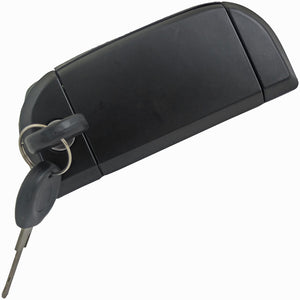 Exterior Door Handle Front Right With Keys Smooth Zinc - Dorman# 94545