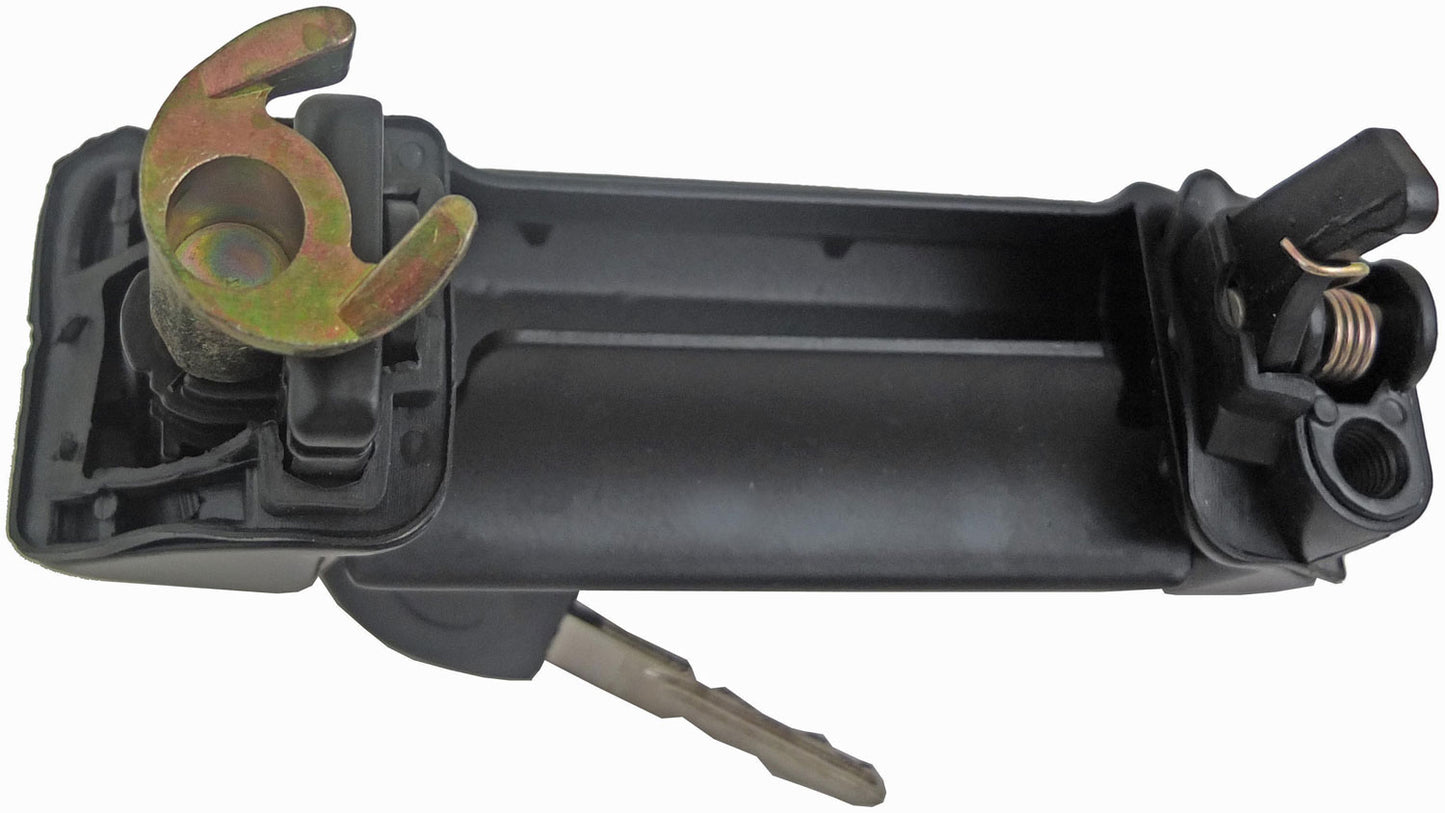 Exterior Door Handle Side Sliding Right With Keys Smooth Zinc - Dorman# 94547