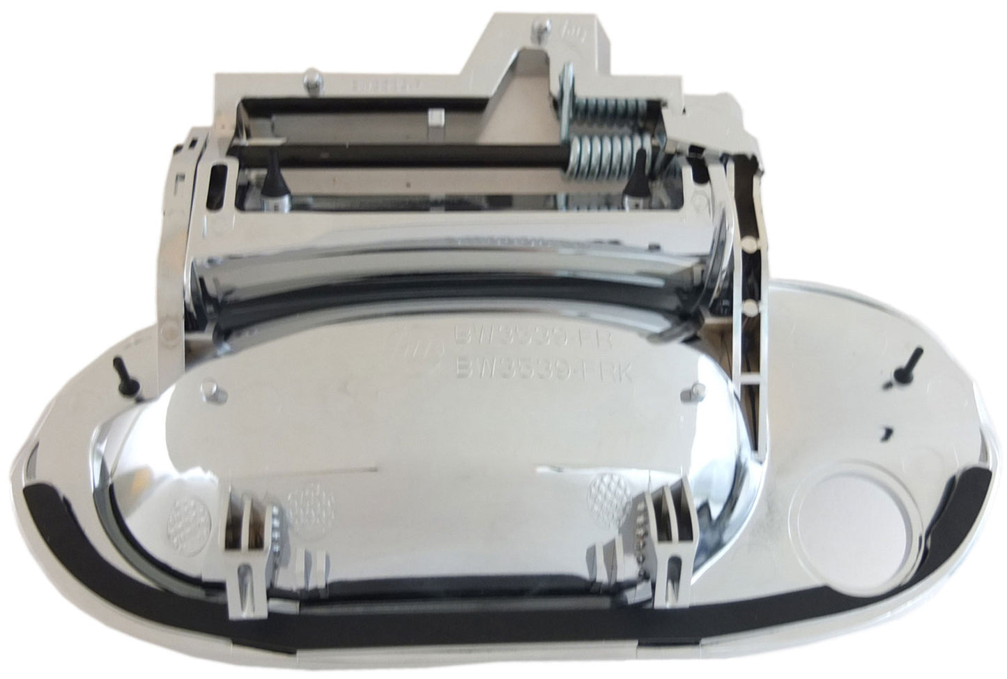 Exterior Door Handle Front Right With Keyhole All Chrome - Dorman# 95157