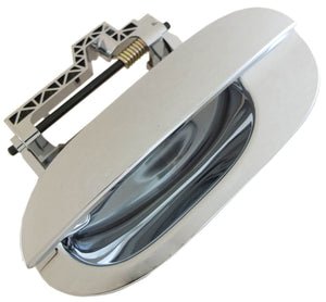 Exterior Door Handle Rear Left All Chrome - Dorman# 95161