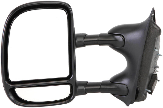 New Side View Mirror Left, Manual, Dual Arms, Foldable - Dorman 955-1122