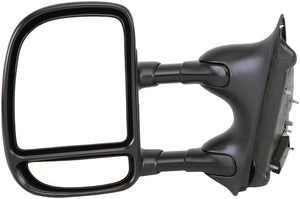 New Side View Mirror Left, Manual, Dual Arms, Foldable - Dorman 955-1122