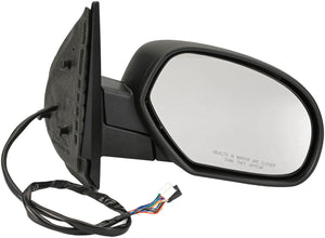 Side View Mirror Chrome, Without Courtesy Lamp (Dorman# 955-1573)
