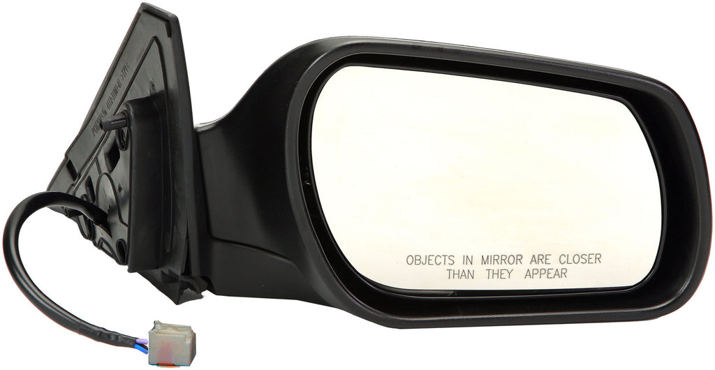 Black Side View Mirror Power Heated (Code 16W) w/ Mazdaspeed (Dorman# 955-1625)