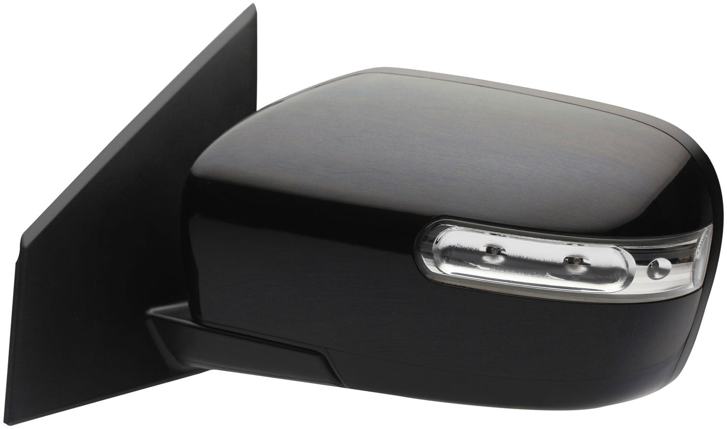 Black Side View Mirror Power, Non-heated w/ Signal Lamp (Dorman# 955-1628)