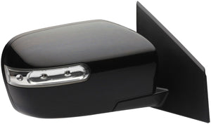 Black Side View Mirror Power, Non-heated w/ Signal Lamp (Dorman# 955-1629)
