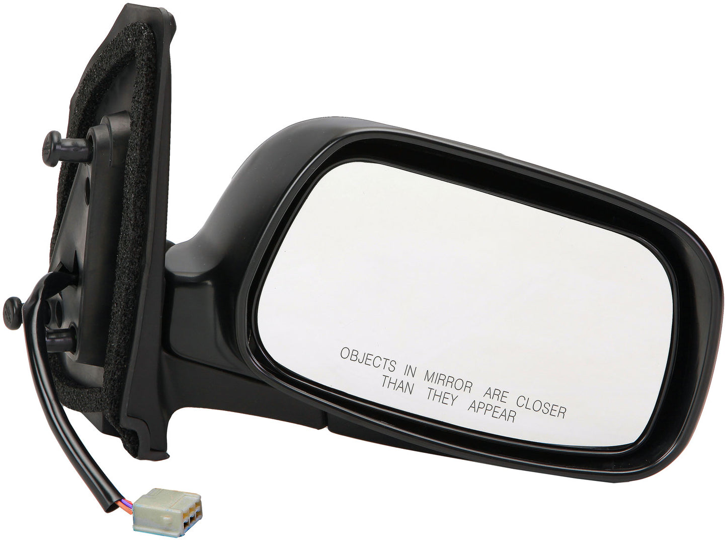 Side View Mirror Black, Code 202 (Dorman# 955-1651)