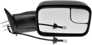 One New Side View Mirror- Right, Power ,Heated, With Bracket - Dorman# 955-2002