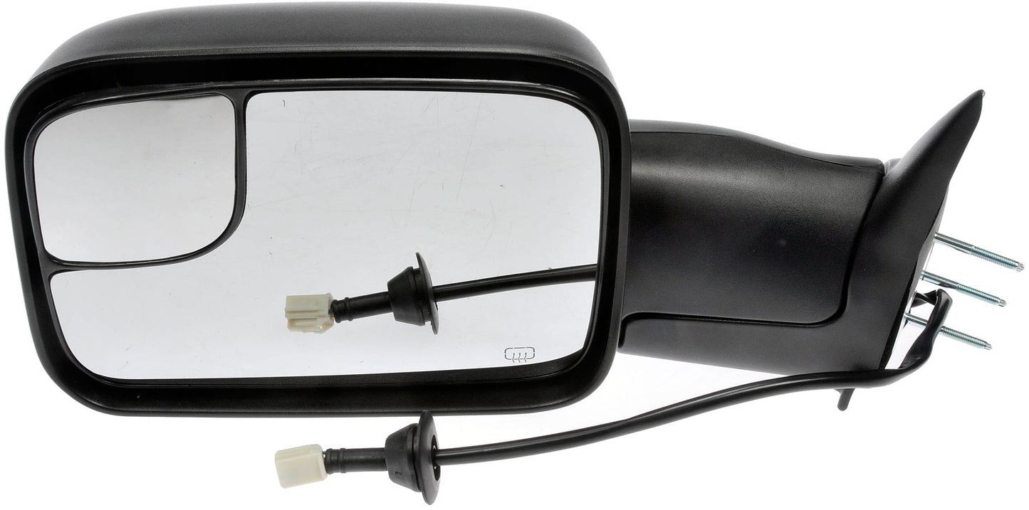 One New Side View Mirror- Left, Power, Heated - Dorman# 955-2003