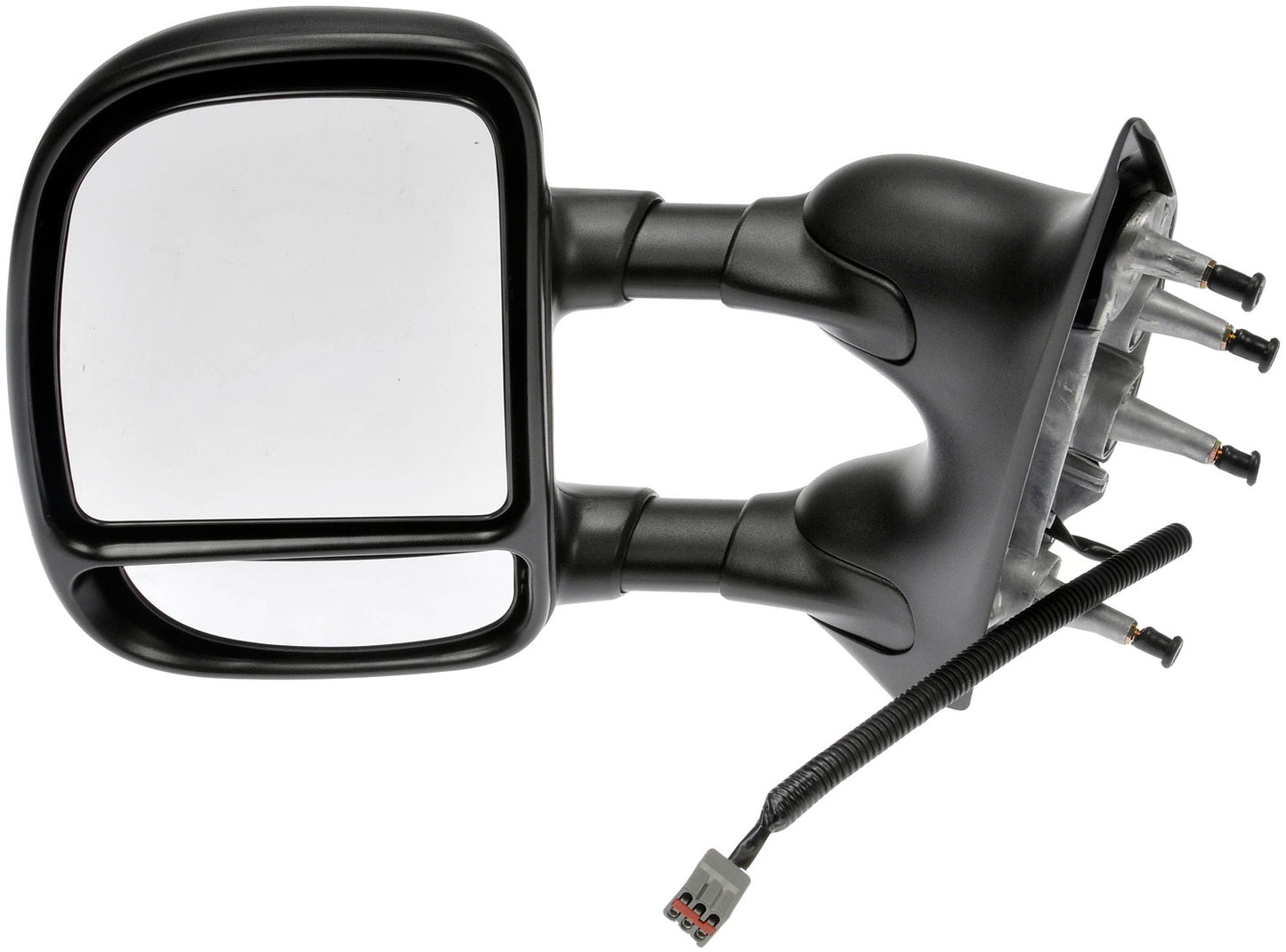 One New Side View Mirror- Left, Power - Dorman# 955-2005