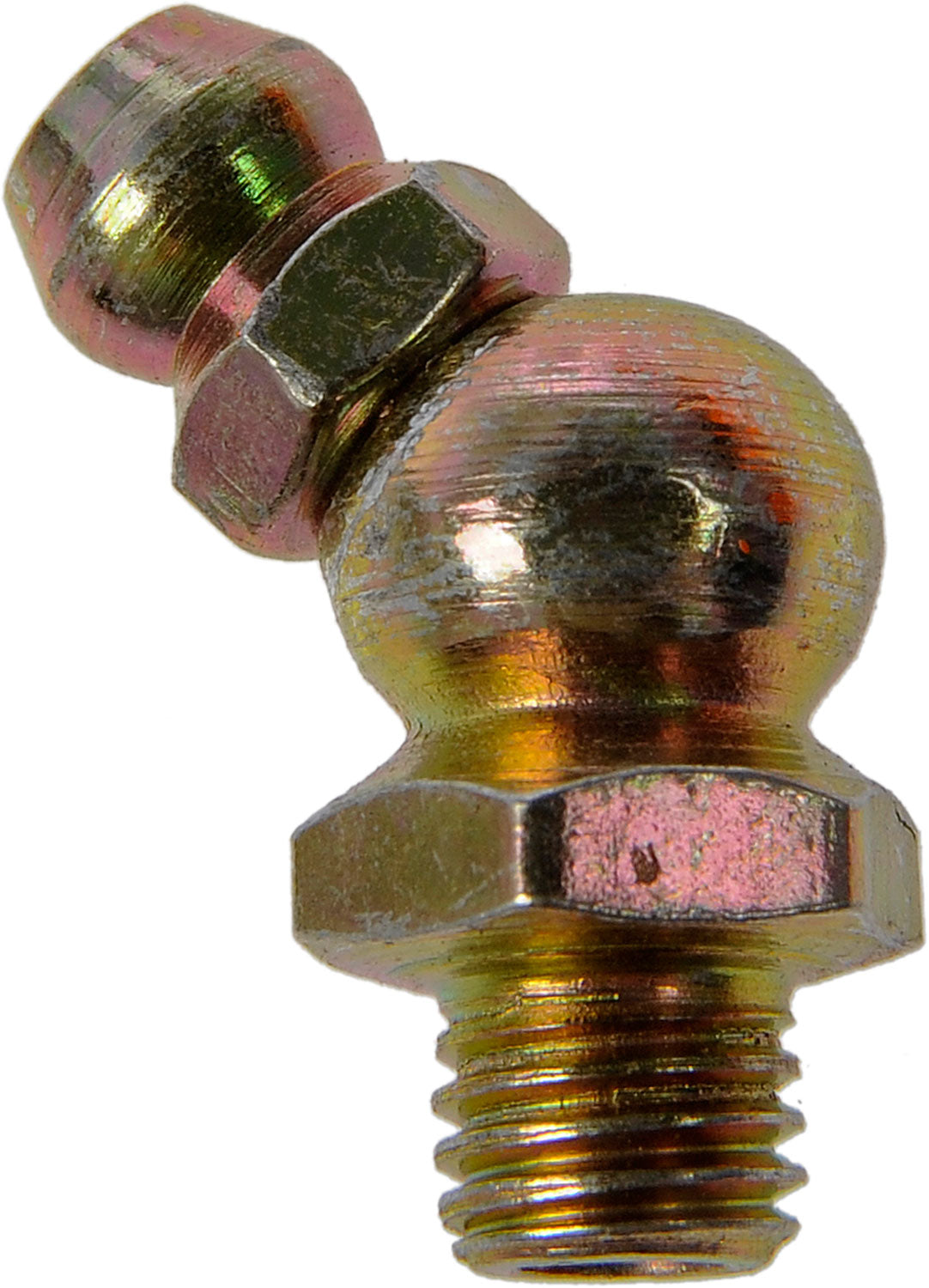 Grease Fitting-Type: 3, 45 Degree Short-1/4-28 In. - Dorman# 485-703.1