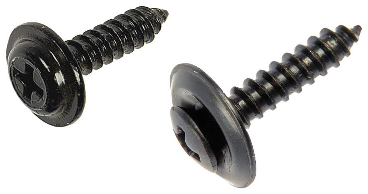 8,10 Assorted Black Trim Screws - Dorman# 961-021