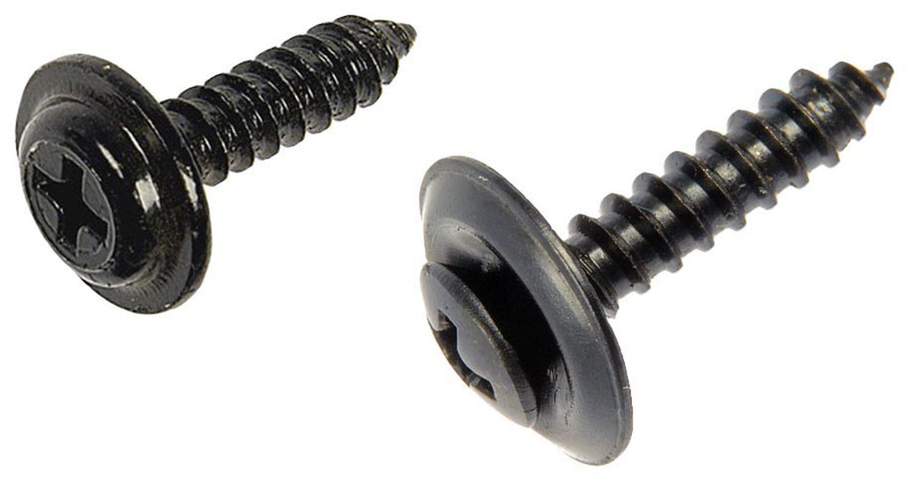 8,10 Assorted Black Trim Screws - Dorman# 961-021