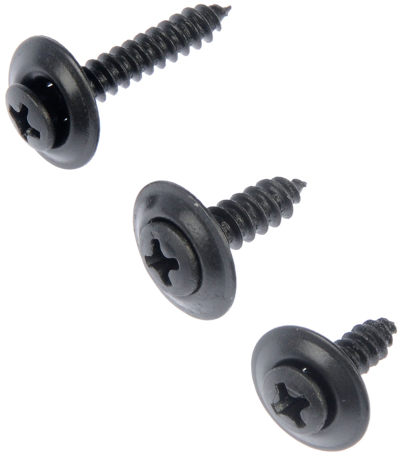 Trim Screw - Black - No. 8 , No. 10 - Assortment - Dorman# 961-215