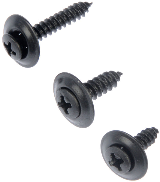 Trim Screw - Black - No. 8 , No. 10 - Assortment - Dorman# 961-215