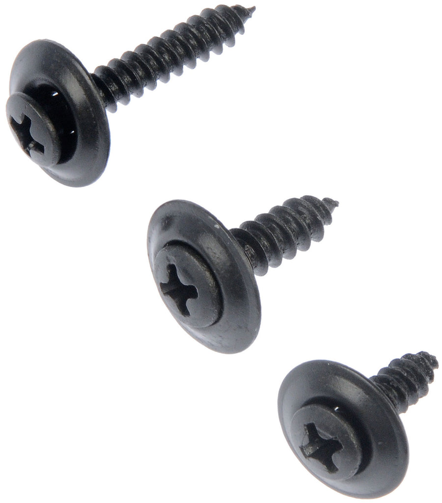 Trim Screw - Black - No. 8 , No. 10 - Assortment - Dorman# 961-215
