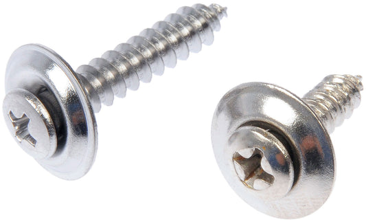 Trim Screw - Chrome - No. 10 x 3/4 In., 1 In. - Dorman# 961-230