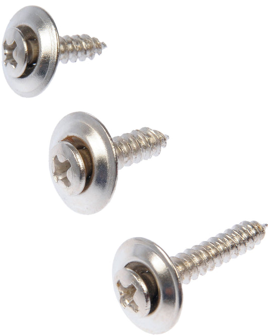 Trim Screw - Chrome - No. 8, No. 10 - Assortment - Dorman# 961-235
