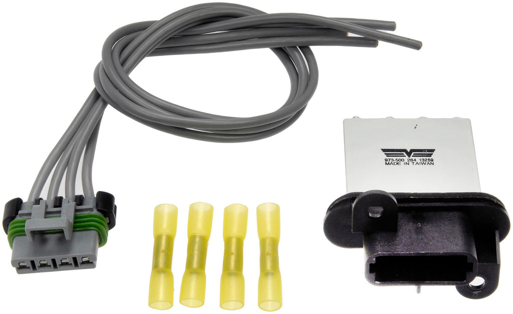 New Blower Motor Resistor Kit With Harness - Dorman 973-500