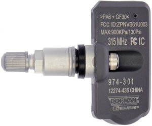 Multi-Fit (315) Universal Programmable TPMS Sensor (Dorman# 974-301)