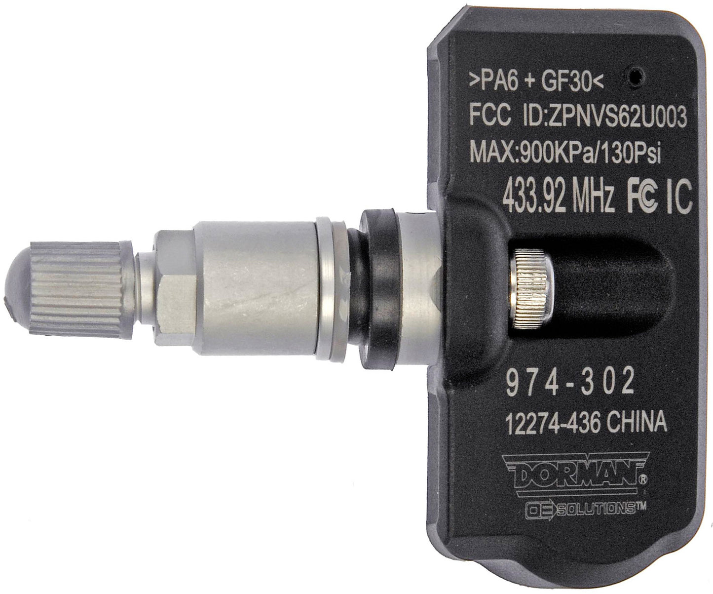 Multi-Fit (433) Universal Programmable TPMS Sensor (Dorman# 974-302)