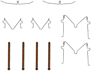 Disc Brake Hardware Kit - Dorman# HW13244