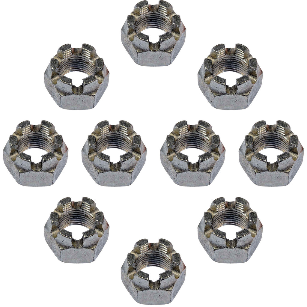 10 Hex Nut-Castellated-Thread Size: 3/4-16, Height: 1-1/8 In. (Dorman #220-017)