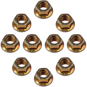 10 Torque Lock Flanged Nut-Class 10 - M14-2.0, Height 17mm (Dorman #432-314)